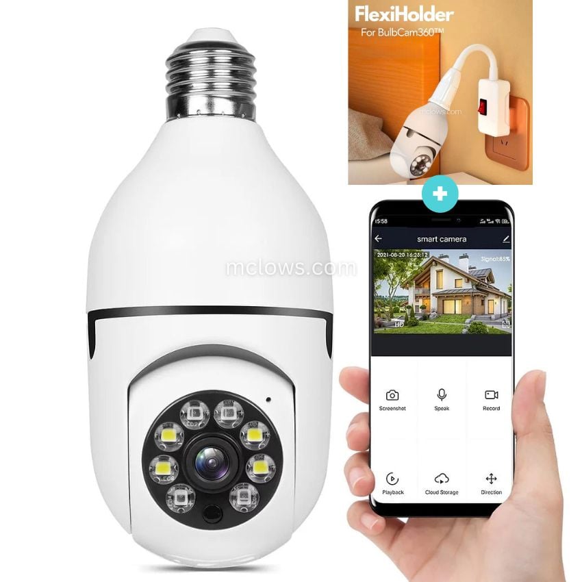 The Original BulbCam360 – Wireless Smart Security Cam