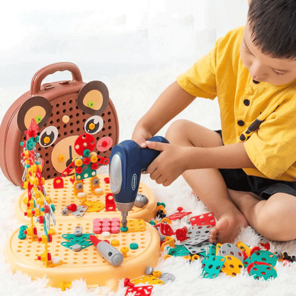 ToolTots 3D Electric Drill Kit for Kids