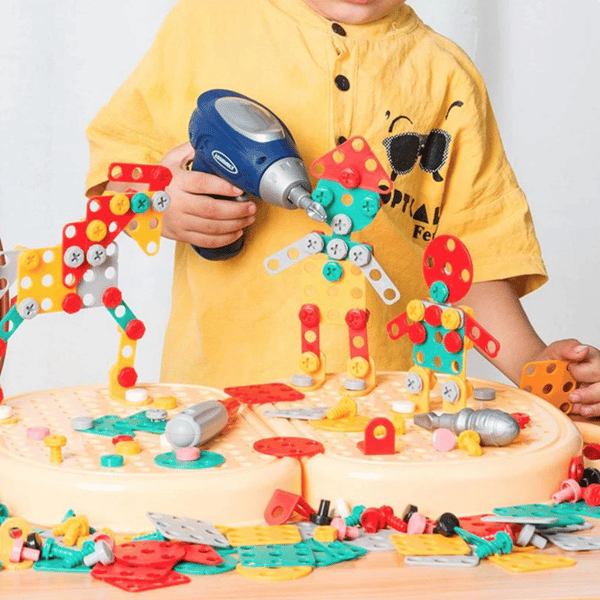 ToolTots 3D Electric Drill Kit for Kids