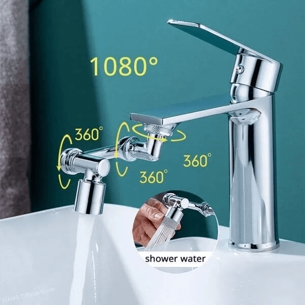 Universal 1080° Swivel Robotic Arm Swivel Extension Faucet Aerator