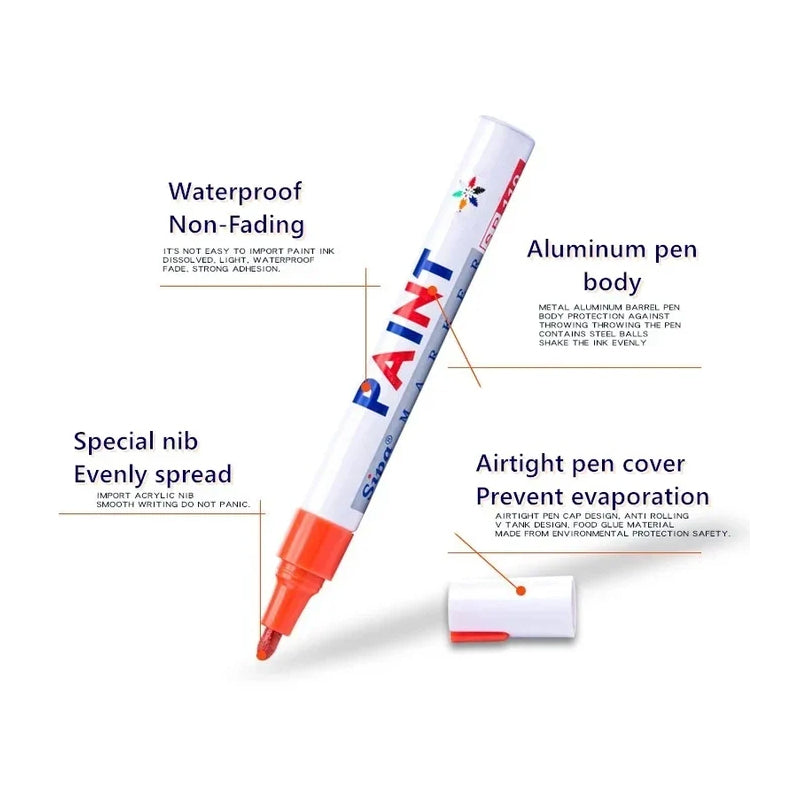 Waterproof Tire Paint Pen