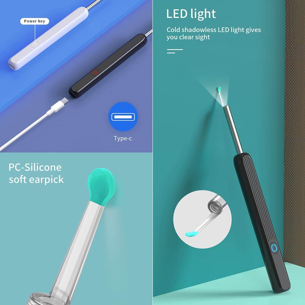 Wi-Fi visible Ear Wax Remover