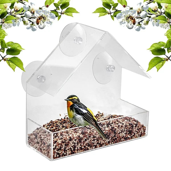 Window Bird Feeder for Outside