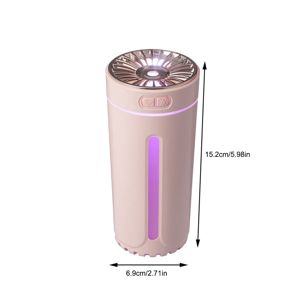 Cars Voom Wireless Air Humidifier - 800mAh USB Rechargeable | Silent Colorful Diffuser