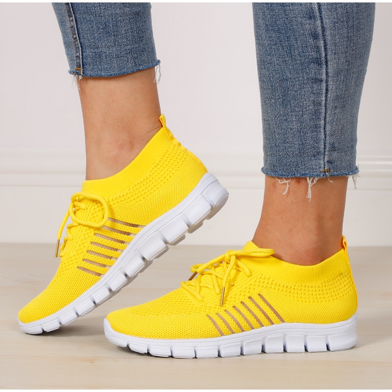 Women Light Mesh Breathable Slip-on Orthopedic Sneaker Shoes