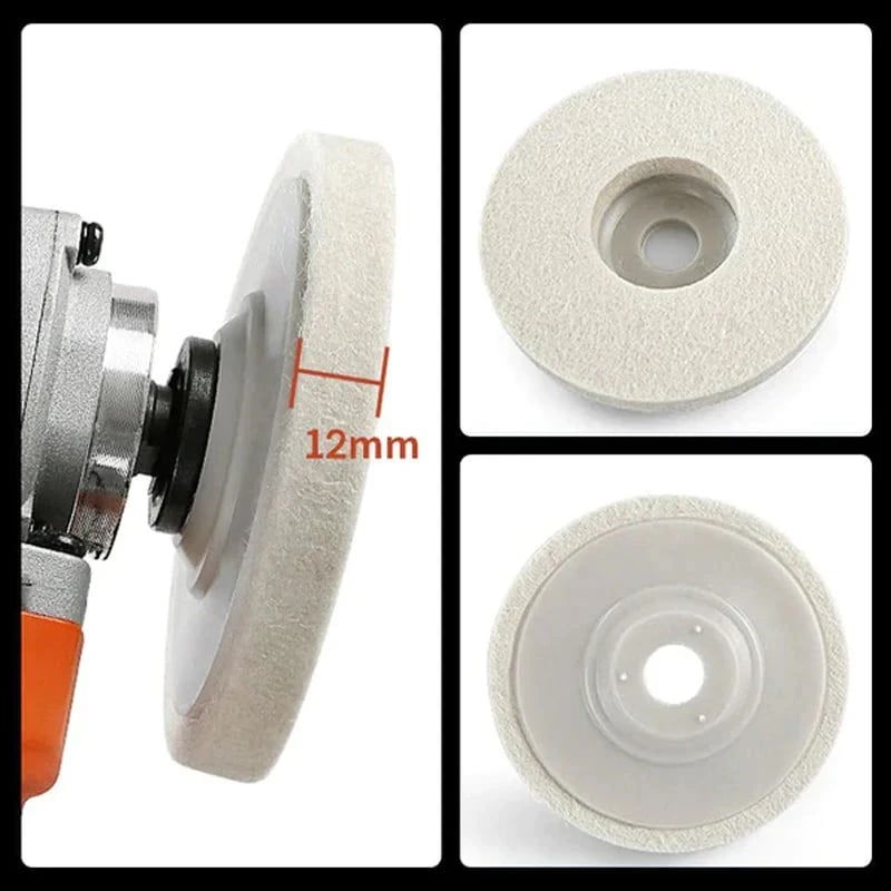 Wool Felt Polishing Wheel Disc - Buy 5 Get 5 Free (10pcs)