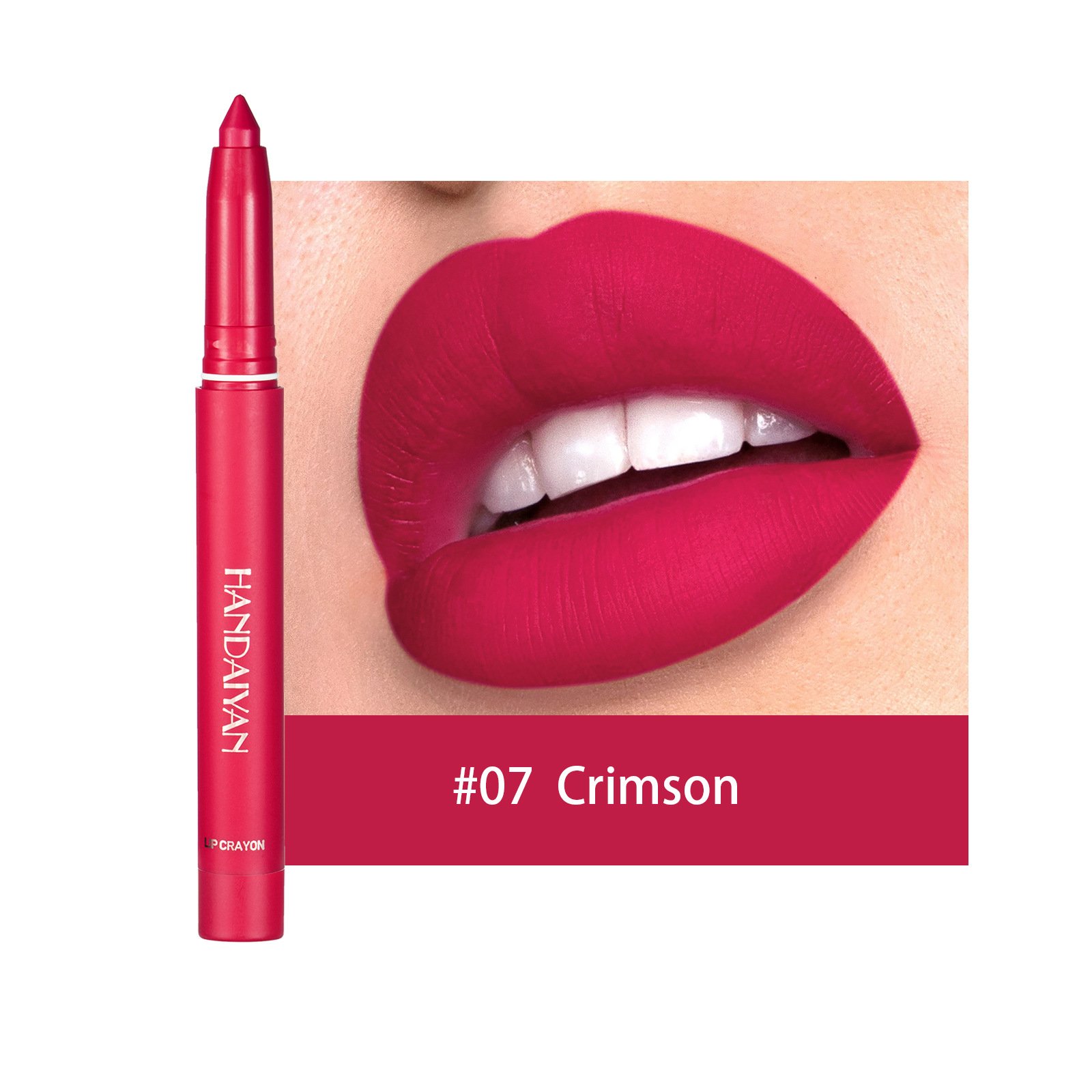 12 Color Rotating Sharpenable Matte Lipstick Pencils & Buy 8 Get Extra 40% OFF