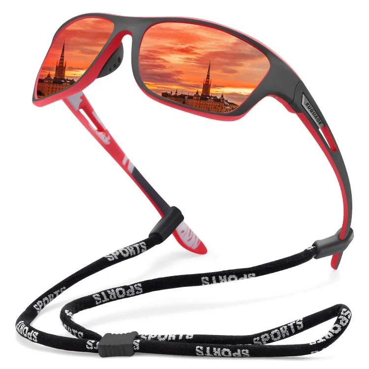 2023 Men's Outdoor Sports Sunglasses with Anti - glare Polarized Lens