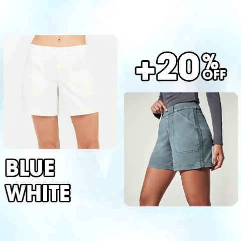 Emlaina - 2023 New Women's Stretch Twill Shorts