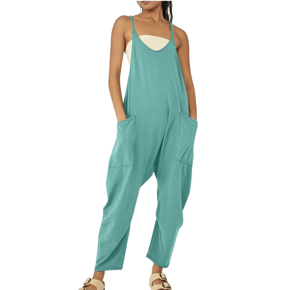 LAST DAY 70% OFF – Wide Leg Jumpsuit With Pockets