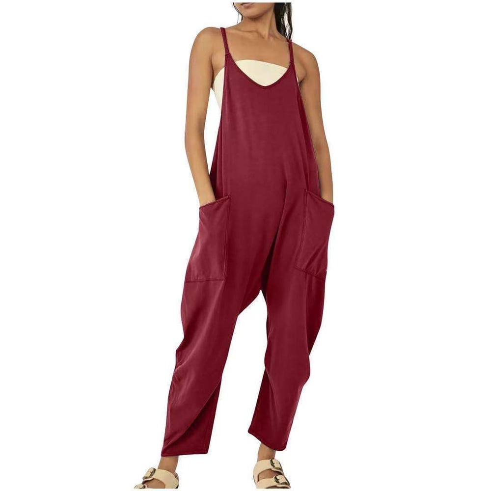 LAST DAY 70% OFF – Wide Leg Jumpsuit With Pockets