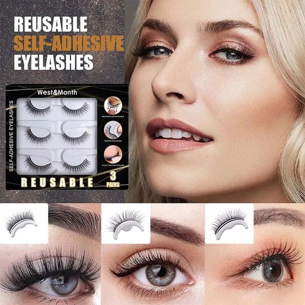 2023 Reusable Self Adhesive Eyelashes