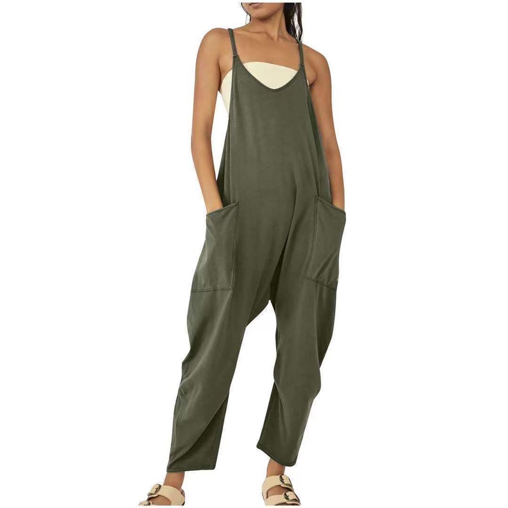 LAST DAY 70% OFF – Wide Leg Jumpsuit With Pockets