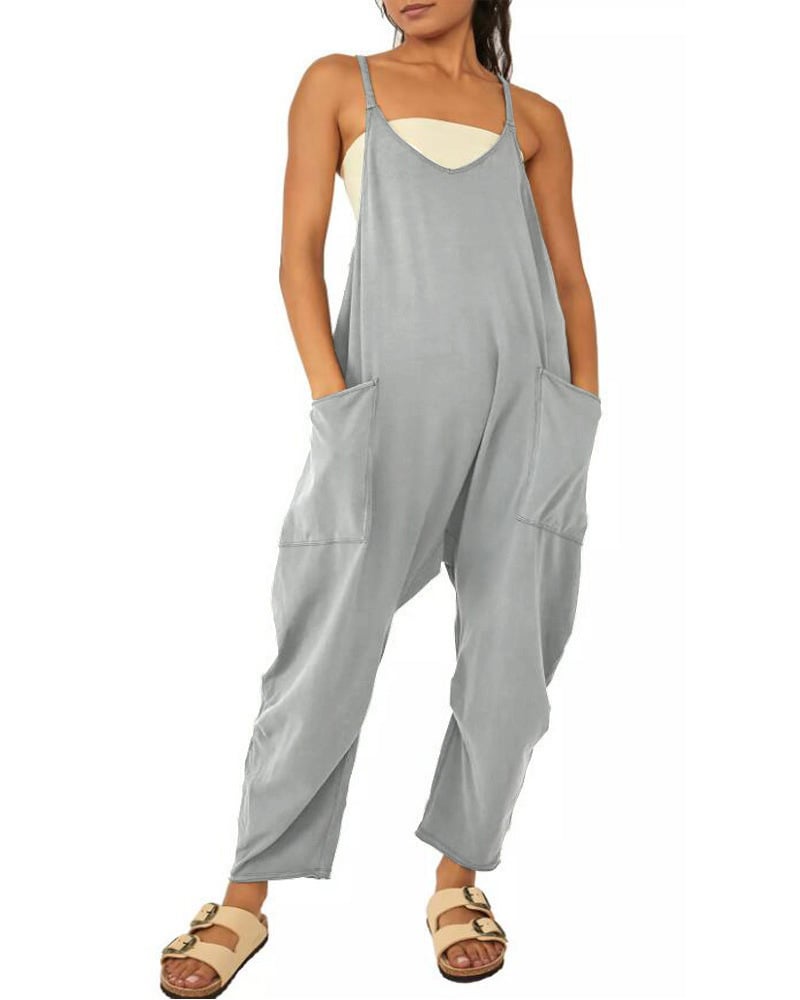 LAST DAY 70% OFF – Wide Leg Jumpsuit With Pockets