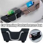 Car Multi-Functional High-Grade Leather Glasses Holder