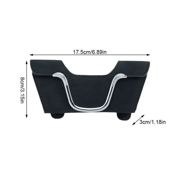 Car Multi-Functional High-Grade Leather Glasses Holder