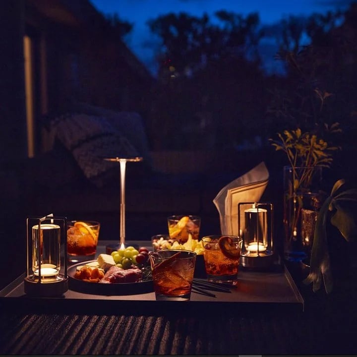 AMBIENT - METALLIC CORDLESS TABLE LAMP