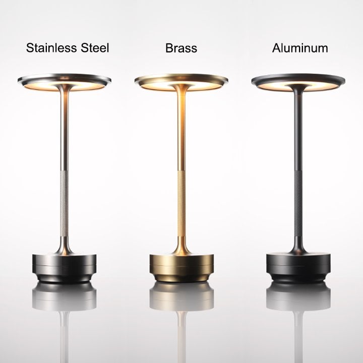 AMBIENT - METALLIC CORDLESS TABLE LAMP