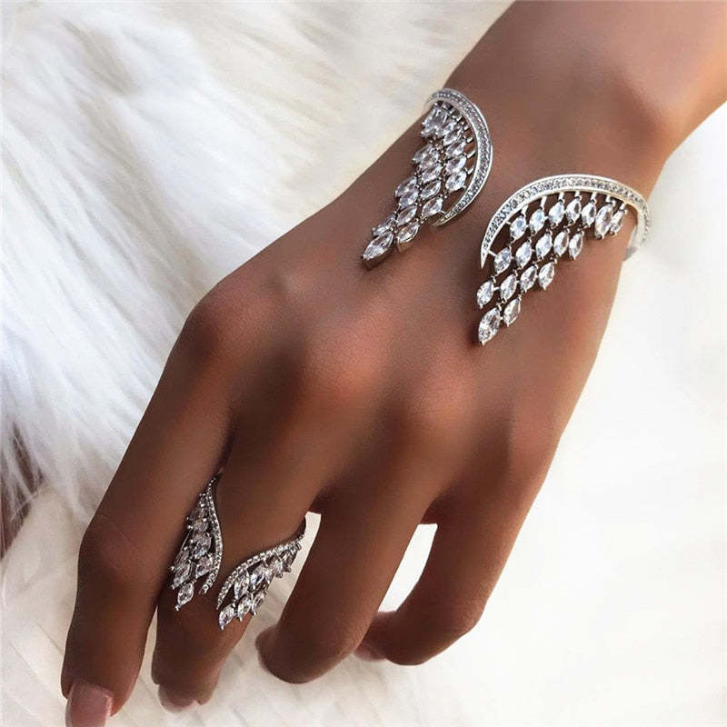 ANGEL WINGS BRACELET & RING