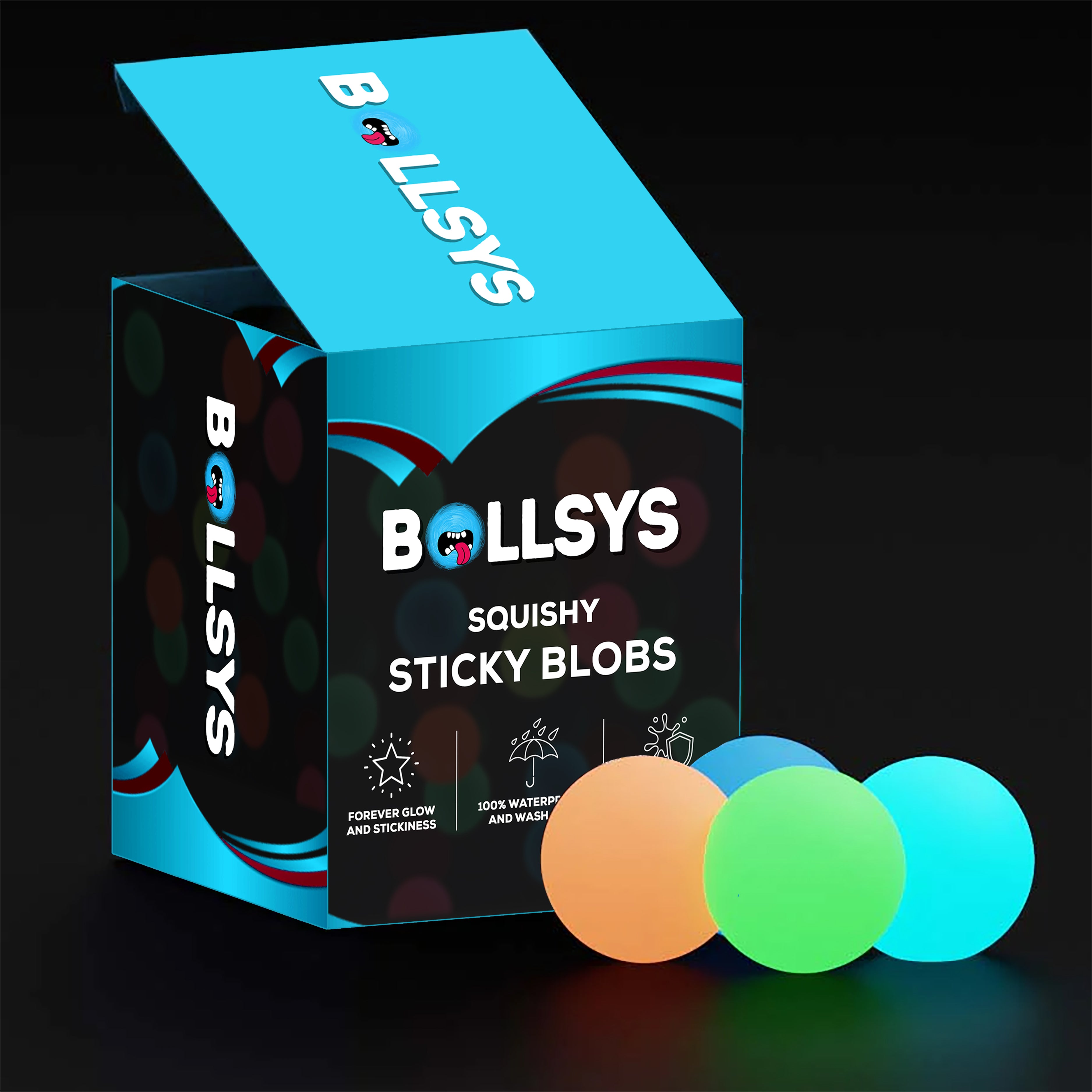 Ballsys Squishy Sticky Blobs