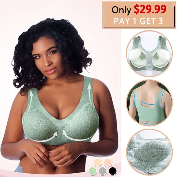 Breathable Antimicrobial Latex Bra