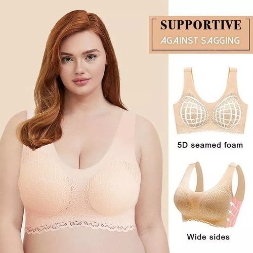 Breathable Antimicrobial Latex Bra