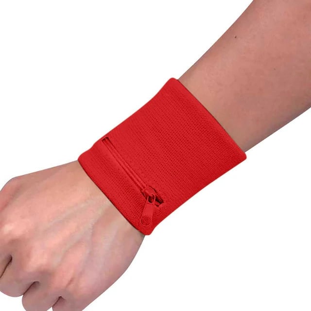 Breathable Wrist Wallet Pouch with Zipper for Running, Travel, Gym, and Cycling!