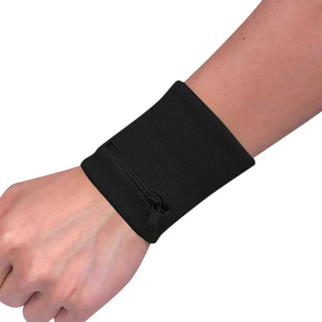 Breathable Wrist Wallet Pouch with Zipper for Running, Travel, Gym, and Cycling!