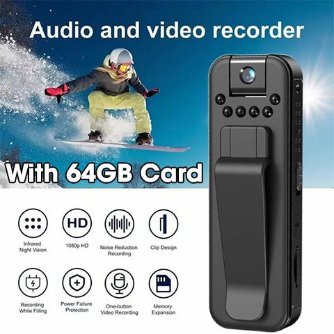 Capture Beautiful Moments - Portable HD 1080P Noise Reduction Camera