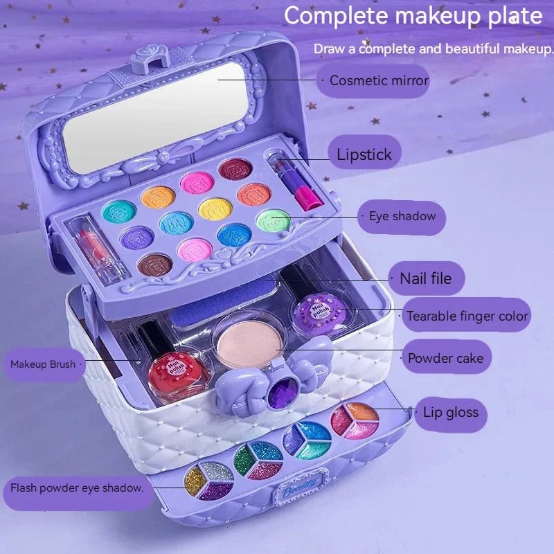 CHILDREN'S MAKEUP KIT FOR PRETEND PLAY