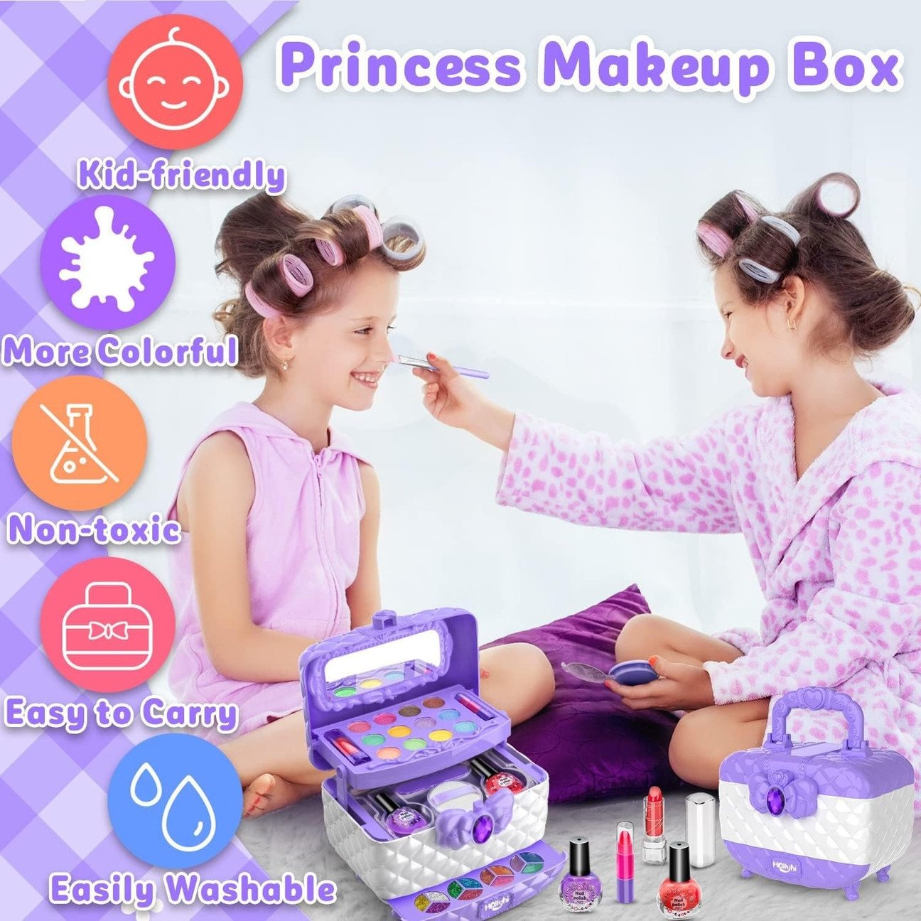 CHILDREN'S MAKEUP KIT FOR PRETEND PLAY