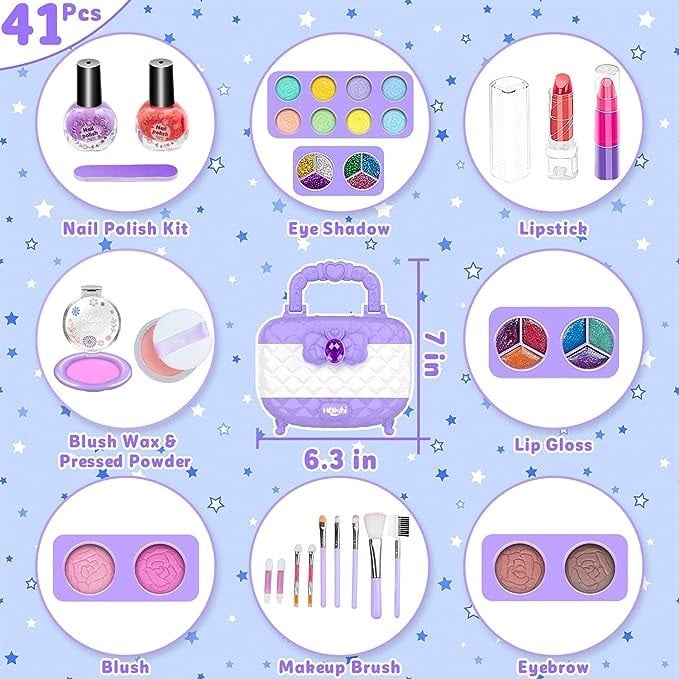 CHILDREN’S MAKEUP KIT FOR PRETEND PLAY