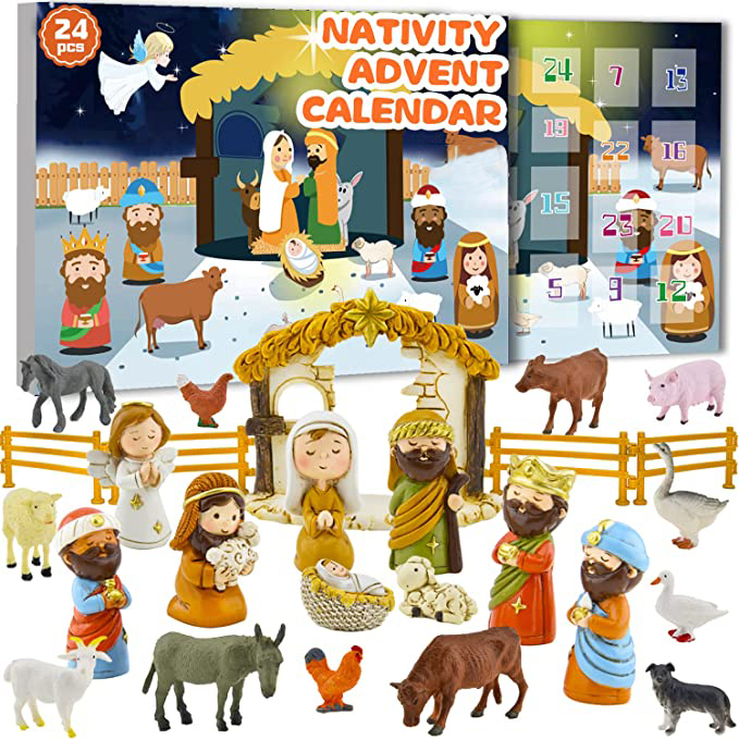 (Christmas Pre-Sale) Nativity Scene Advent Calendar Set