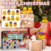 Christmas Rubber Ducks Advent Calendar 2023(1 Set 24 Ducks)