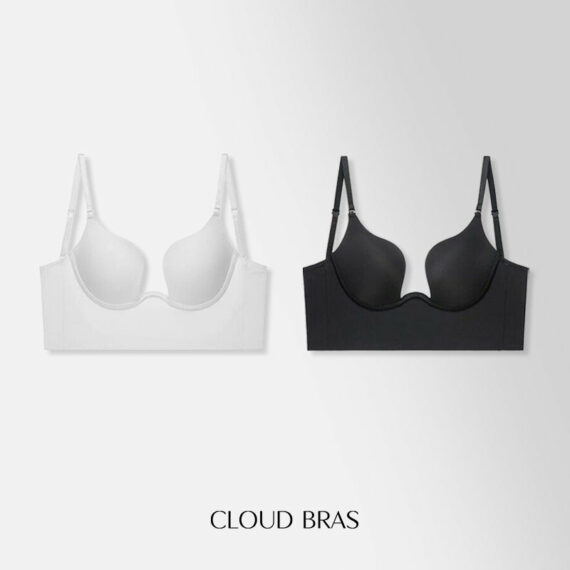 Cloud Bras Women is Backless Push - Up Plunge Bra with Convertible ...