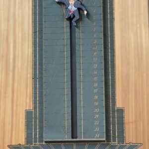 Die Hard Advent Calendar – Hans Gruber Falling off of Nakatomi Plaza