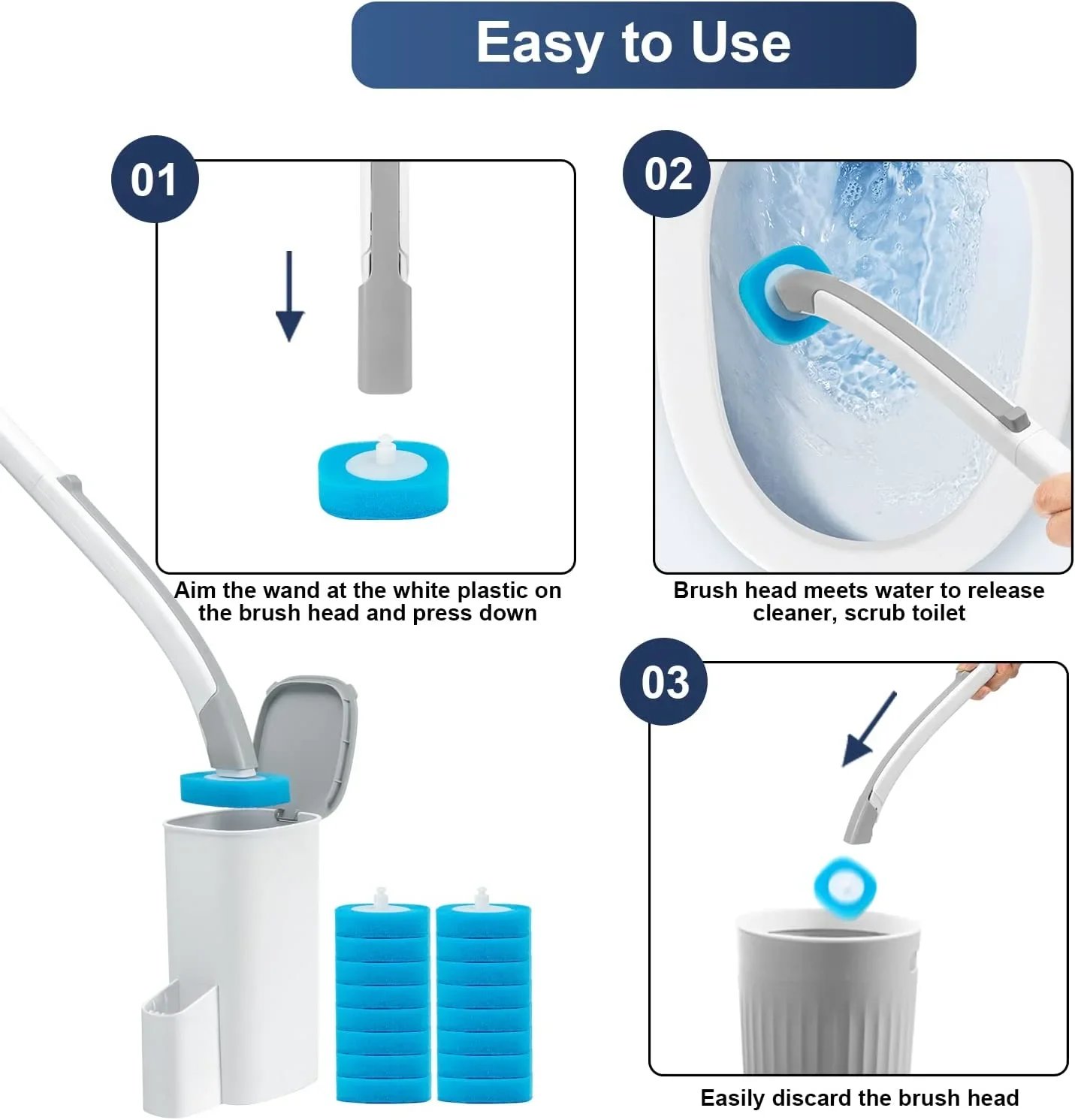 Disposable Toilet Cleaning System