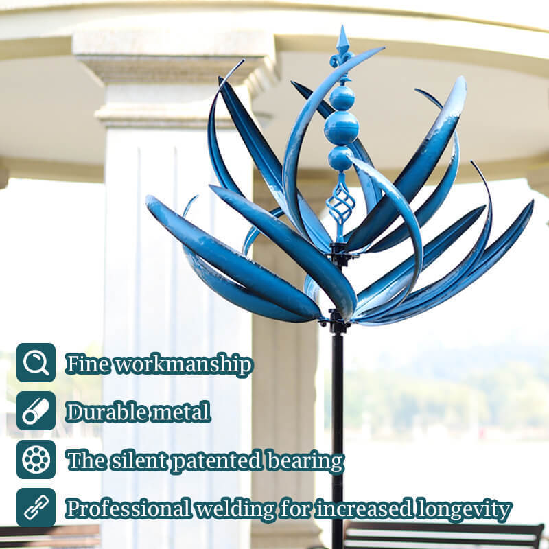 Dracaena Metal Wind Spinner (Two colors)