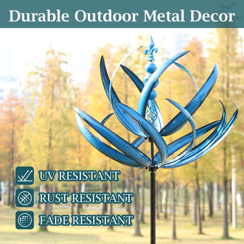 Dracaena Metal Wind Spinner (Two colors)