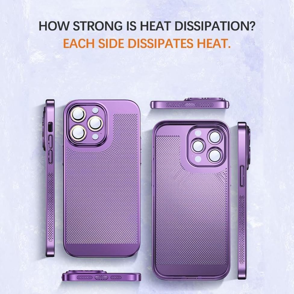 Electroplating Heat Dissipation iPhone Case