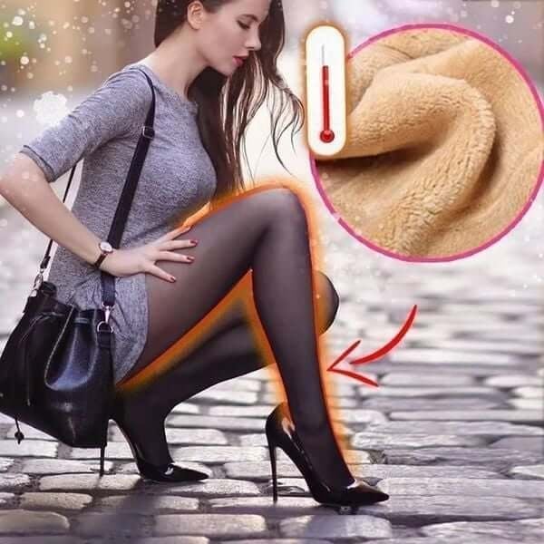 Flawless Legs Fake Translucent Warm Fleece Pantyhose