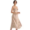 Phizeza Dress - Floral Bustier Midriff Waist Shaper Dress