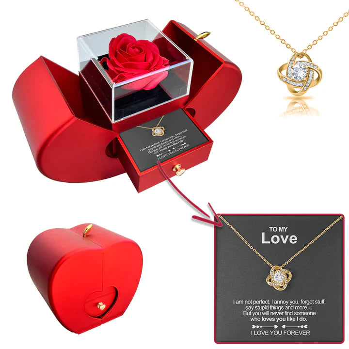 Forever Rose – Heart Box