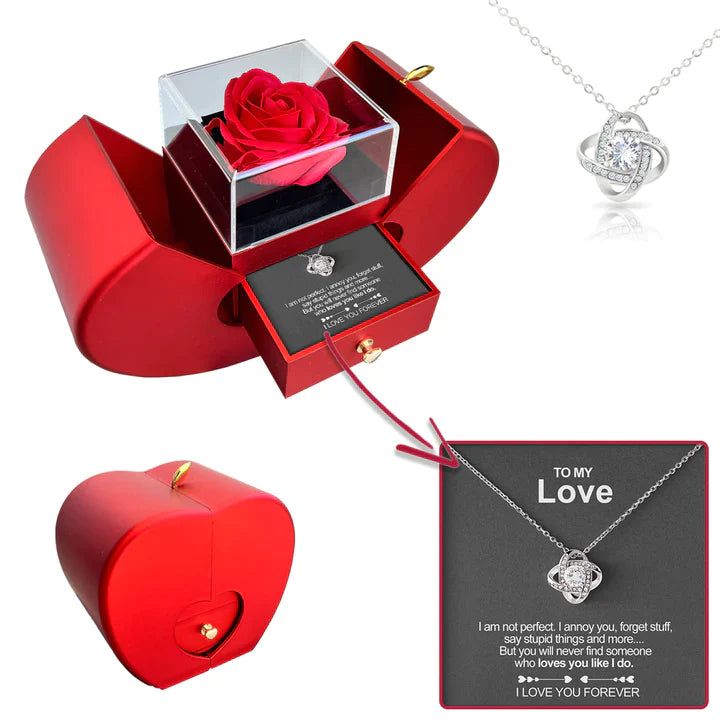 Forever Rose - Heart Box