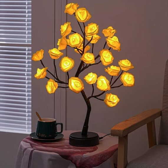 Forever Rose Tree Lamp - Lulunami