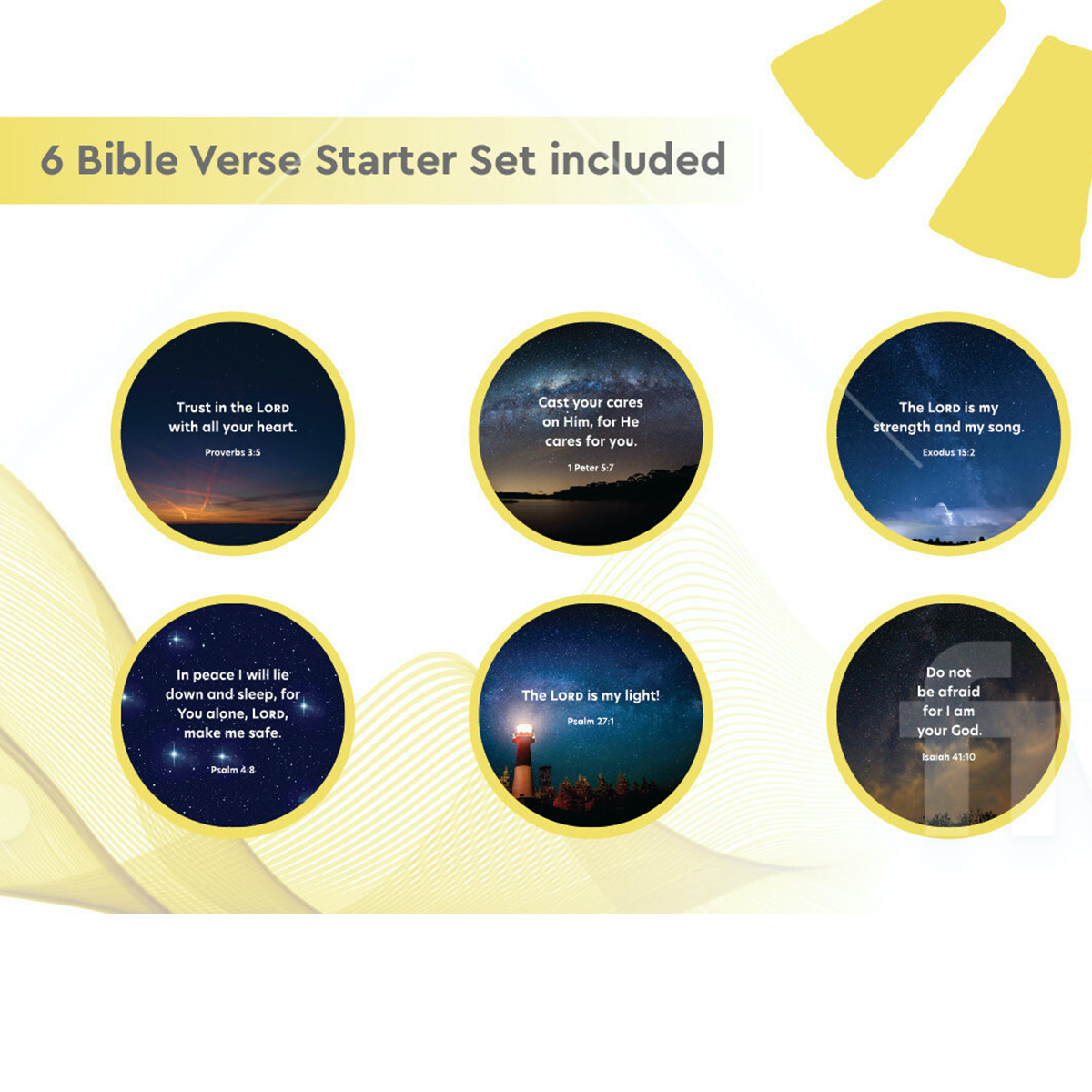 GloriLight Starter Kit: Projector + FREE 6 Bible Verse Discs