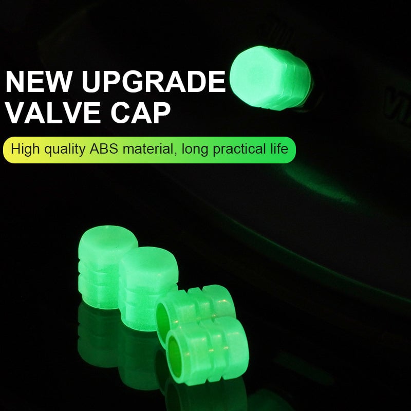 Glow in The Dark Valve Caps