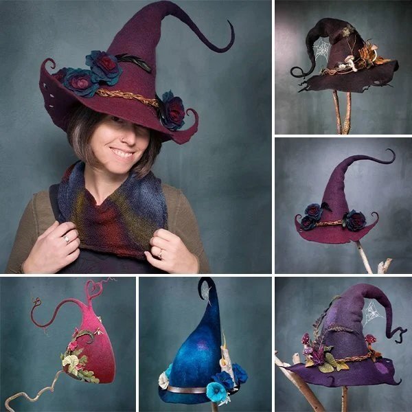 Halloween Hot Sale 60% OFF - Halloween Party Felt Witch Hats 