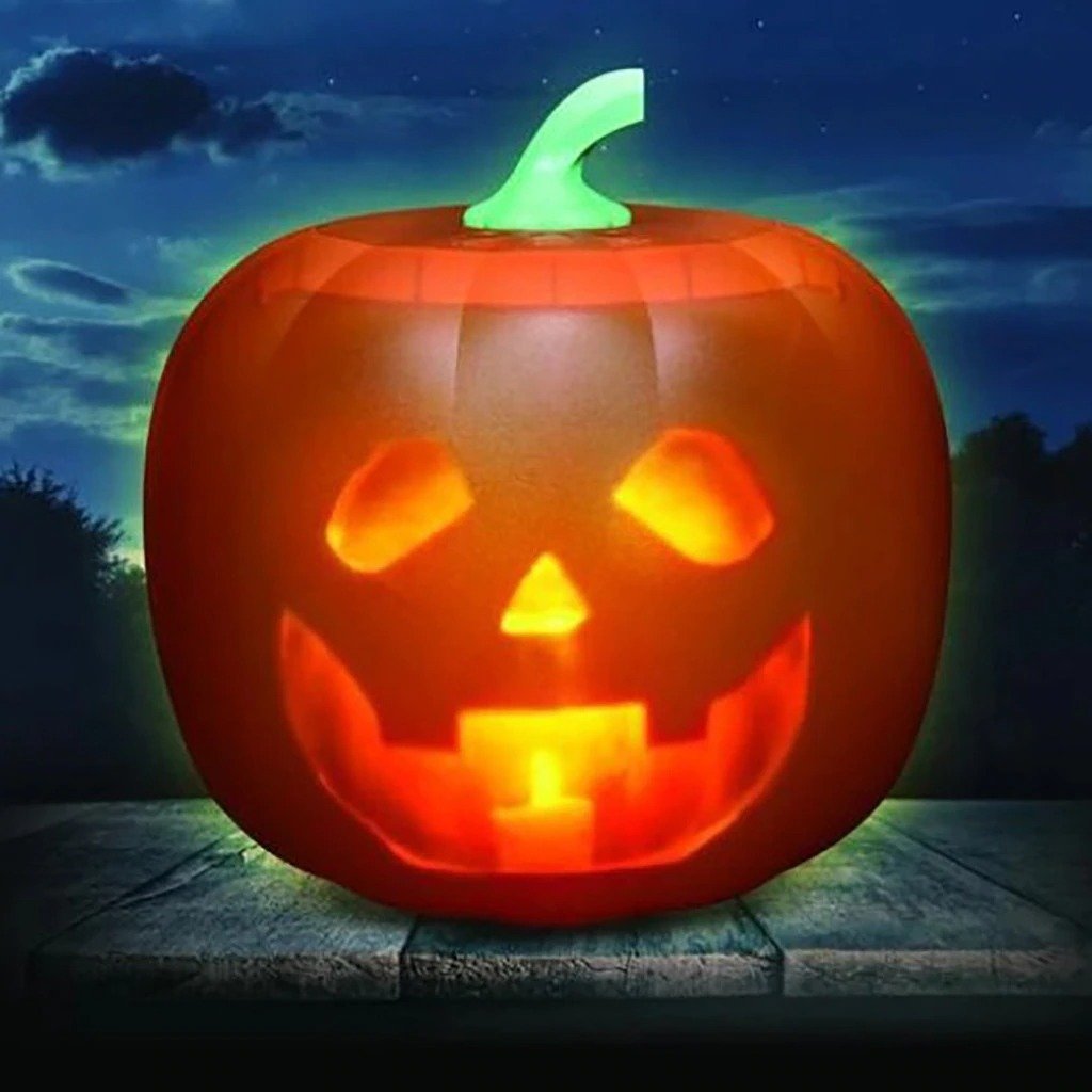 HALLOWEEN TALKING MUSIC PUMPKIN LIGHTING