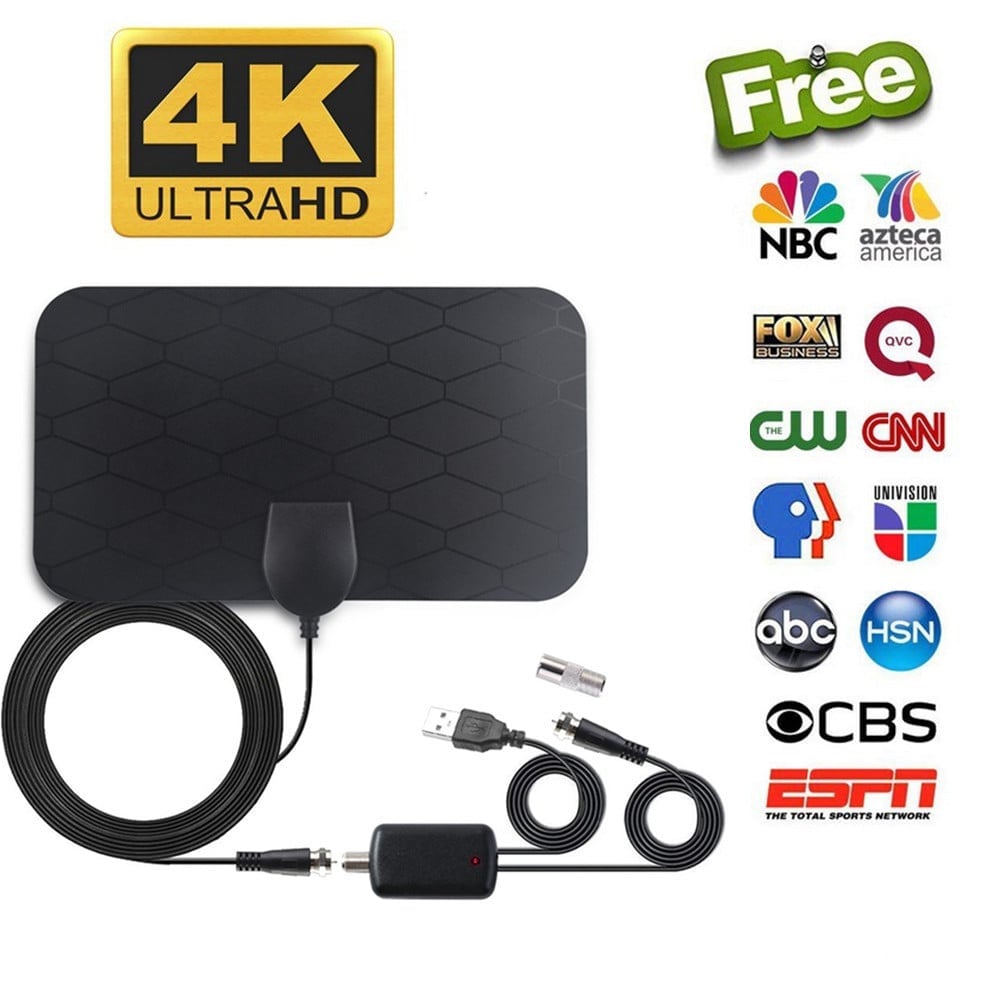 HDTV cable antenna 4K (5G chip, can be used worldwide)